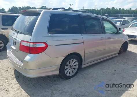 2006 Honda Odyssey Touring из США, поврежденный, VIN 5FNRL38816B120720